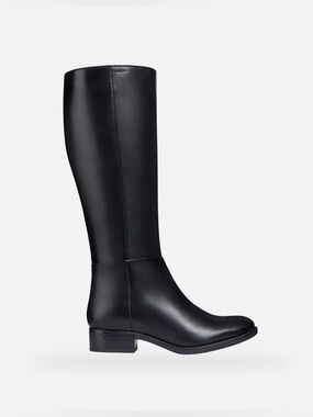 Geox Felicity Leather Knee-High Riding Boots